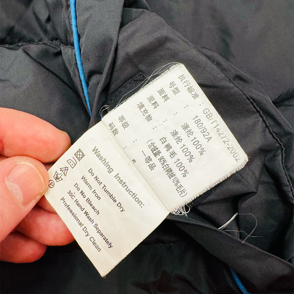 Balenciaga Reversible Vintage Black and Blue Puffer Jacket (180/92A - S)