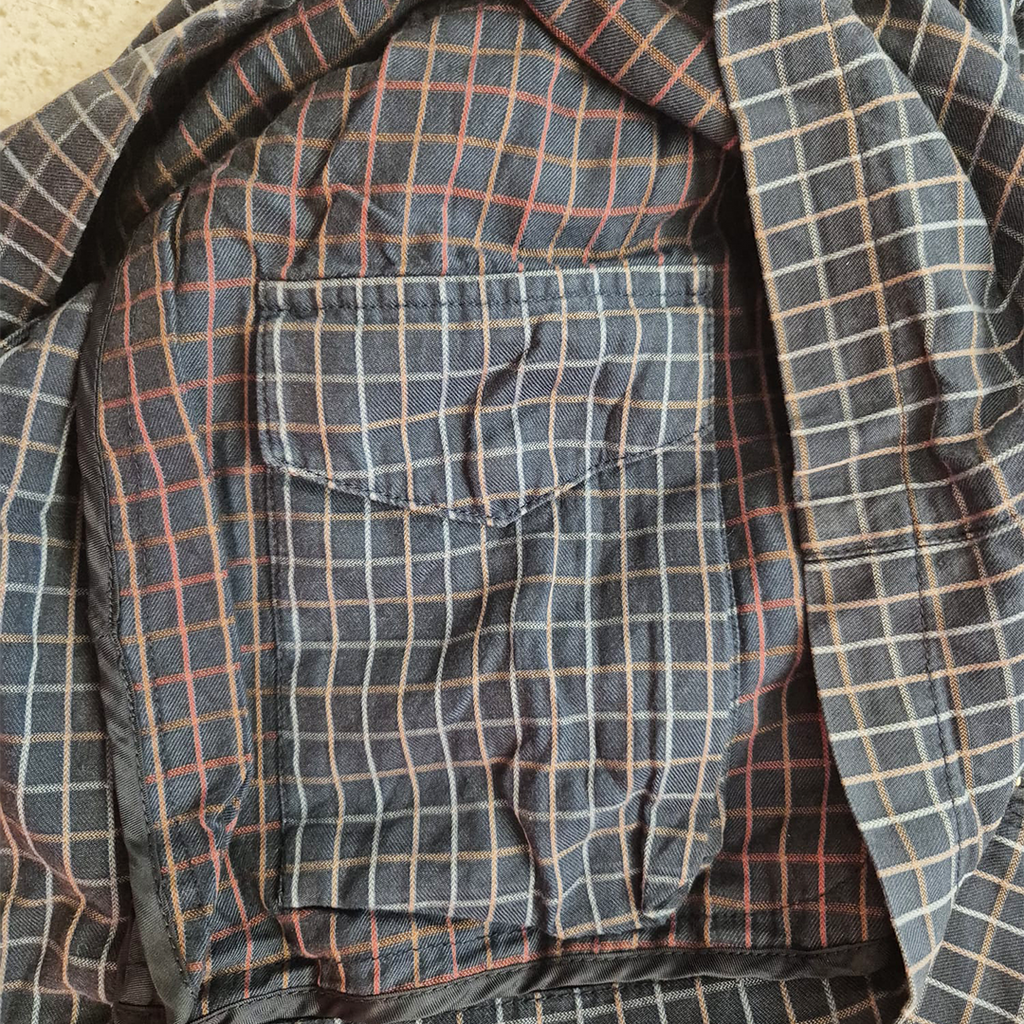 Balenciaga Plaid Harrington Jacket (L)