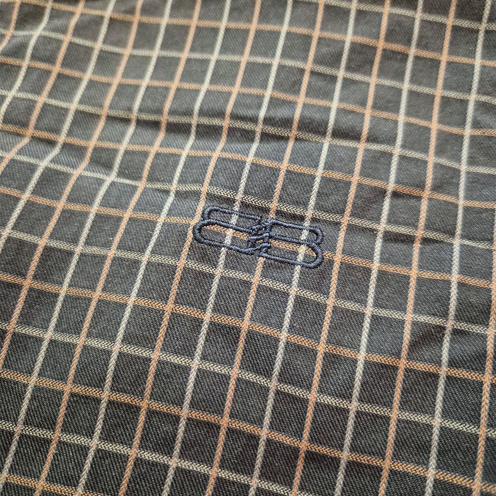 Balenciaga Plaid Harrington Jacket (L)