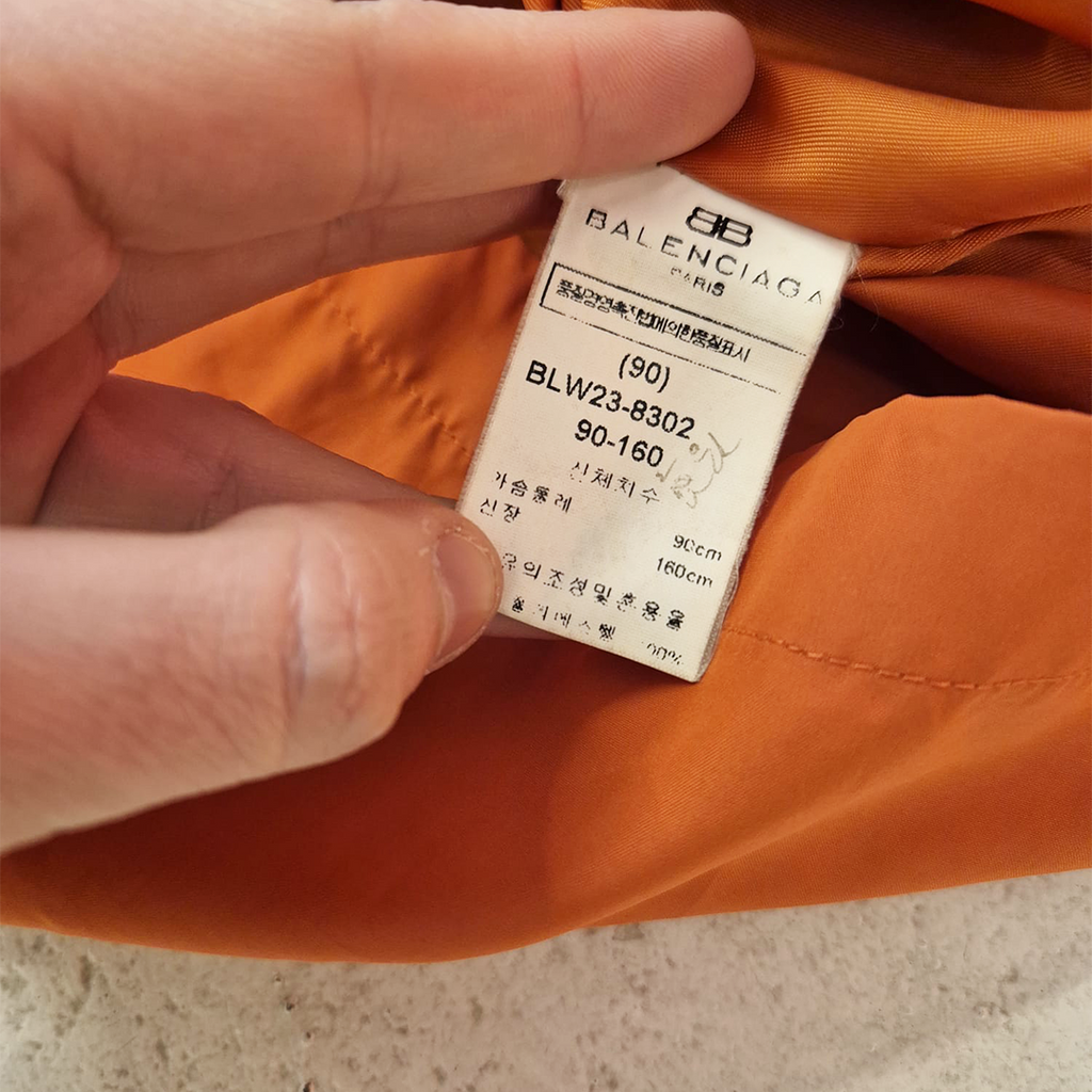 Balenciaga Golf Orange Light Jacket (S)