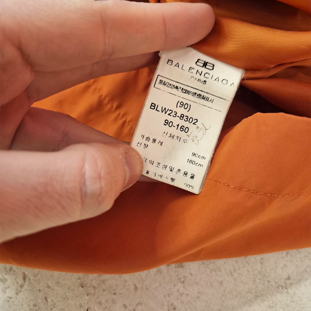 Balenciaga Golf Orange Light Jacket (S)