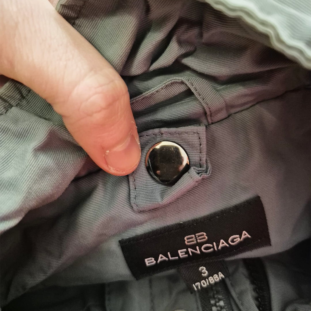Balenciaga Nylon Blue Jacket (L)