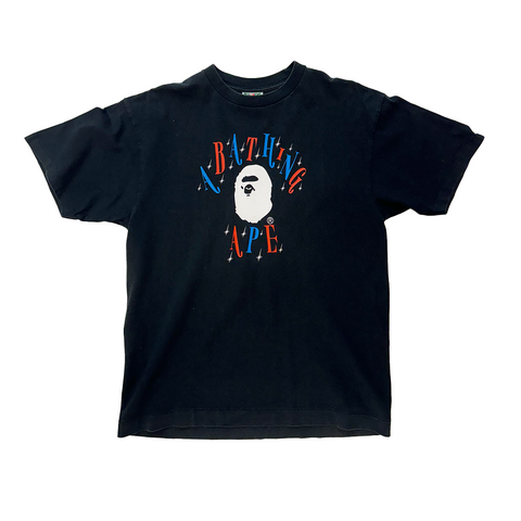 Bape Christmas 2008 Black Tee (L)