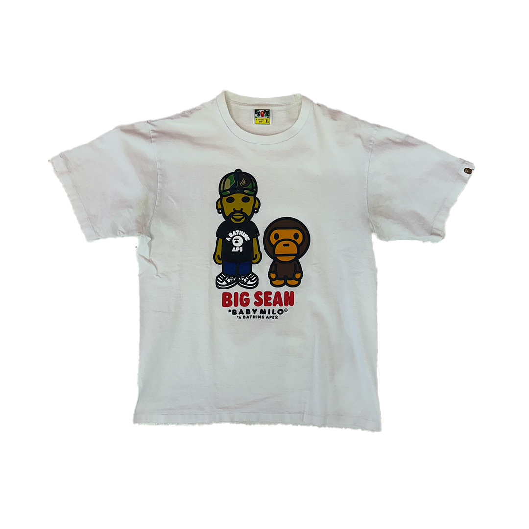 Bape Baby Milo x Big Sean White Tee (XL)