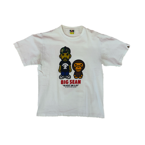 Bape Baby Milo x Big Sean White Tee (XL)