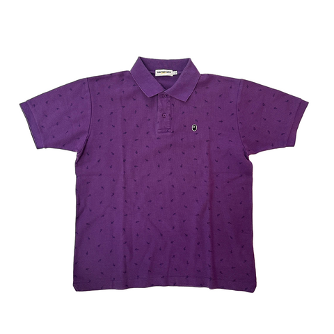 Bape Vintage Purple Polo (L)