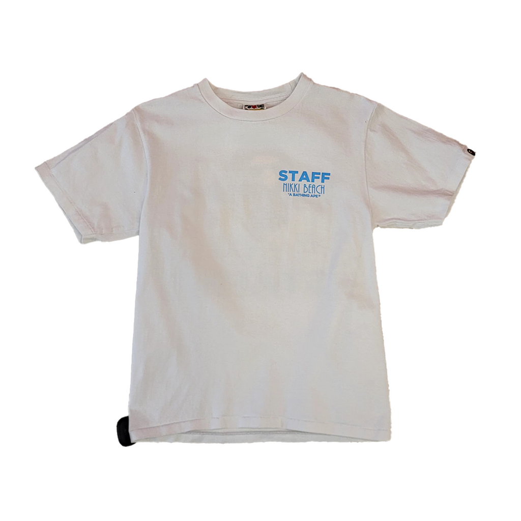 BAPE Nikki Staff White Tee (S)