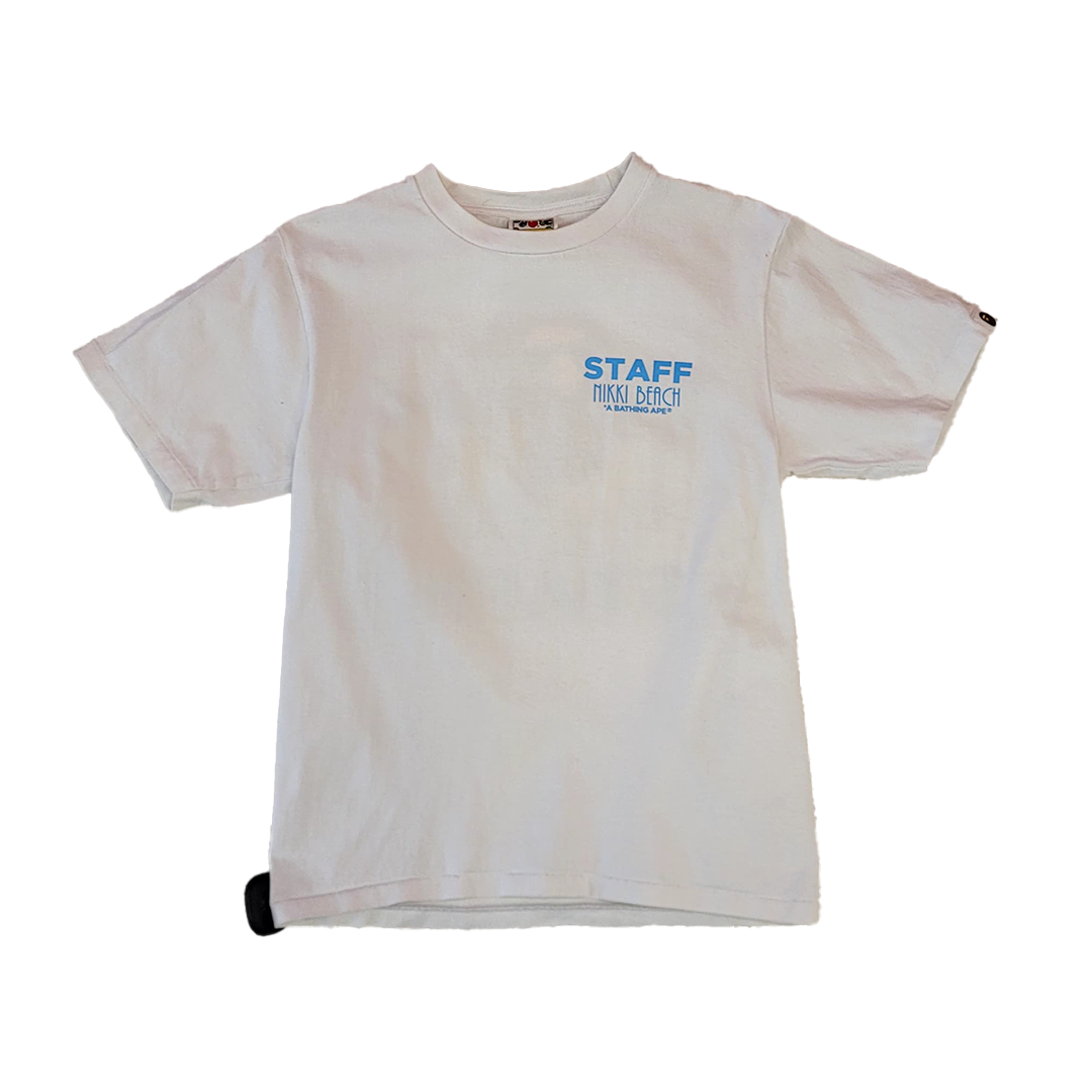 BAPE Nikki Staff White Tee (S)