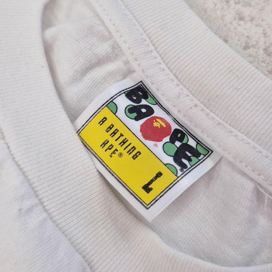 BAPE Camo Bapesta White Tee (L)