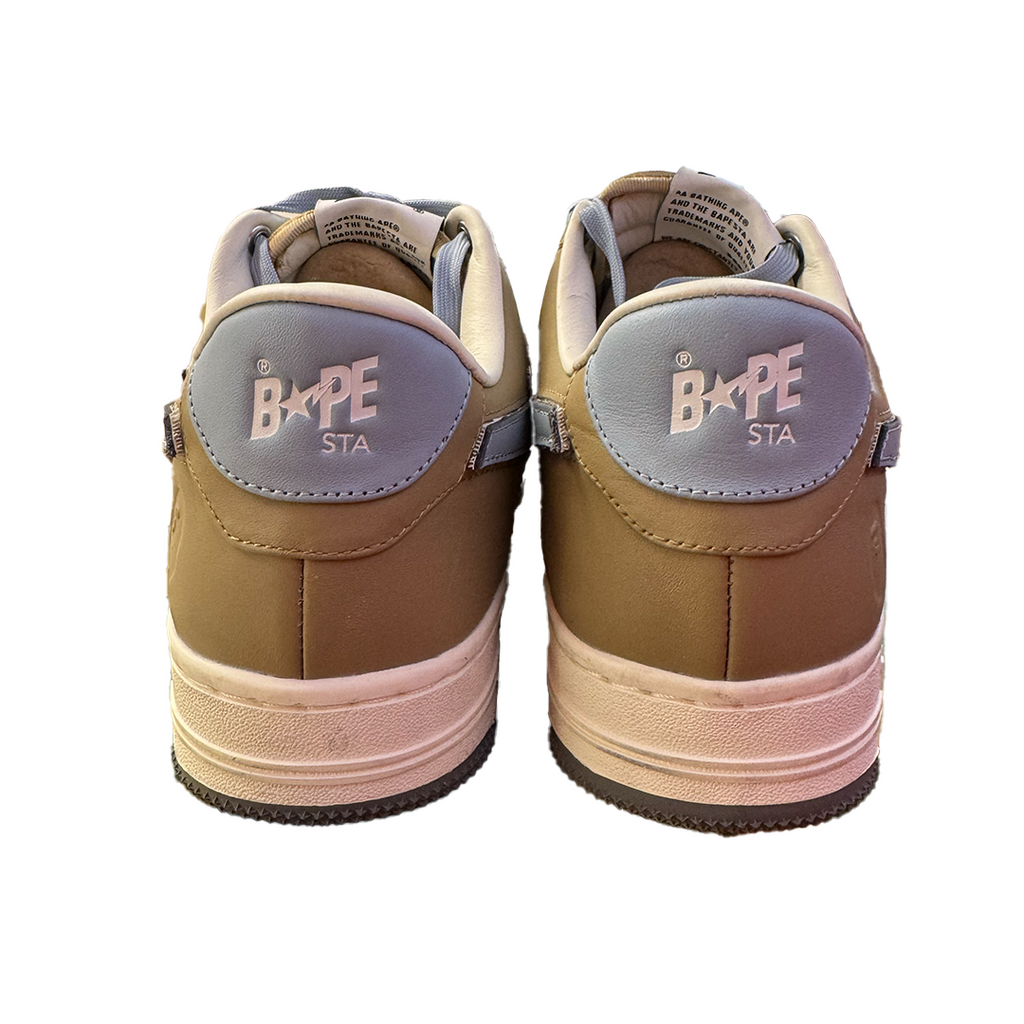 Bape Sta Low #4 Beige Sky Blue (US9 - EU42.5) - 9/10