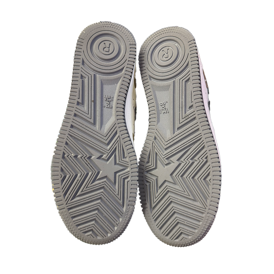 Bape Sta Low #4 Beige Sky Blue (US9 - EU42.5) - 9/10