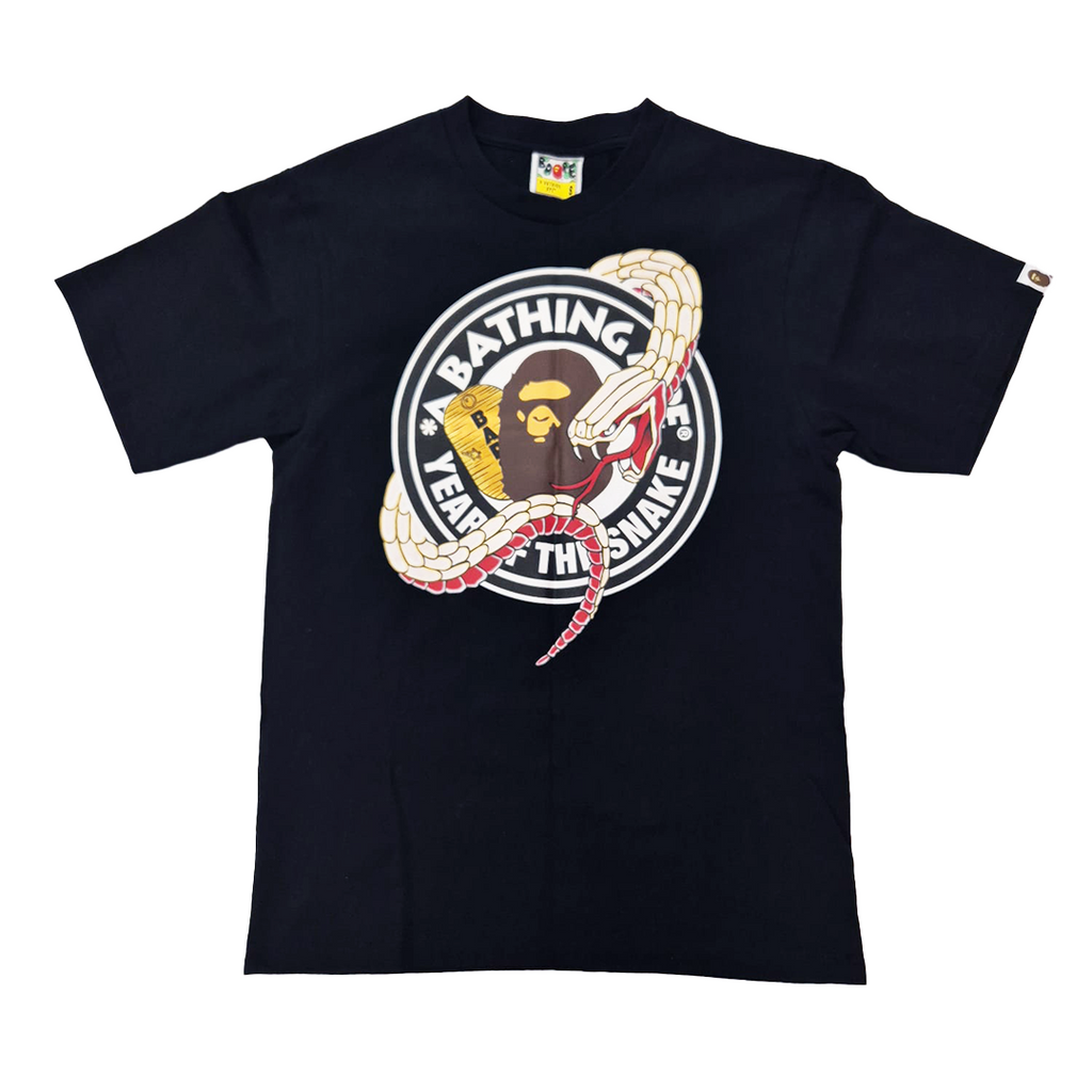 BAPE Year of the Snake Black Tee (S)