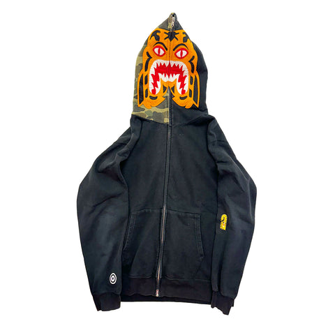 Bape Tiger Zip Hoodie Black (XXL)