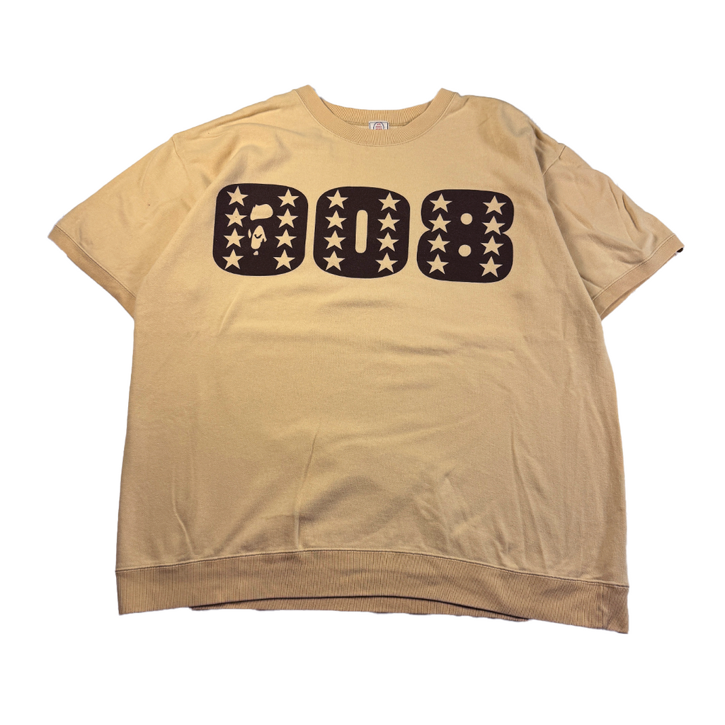 BAPE "008/800" Beige Heavy Tee (XL)