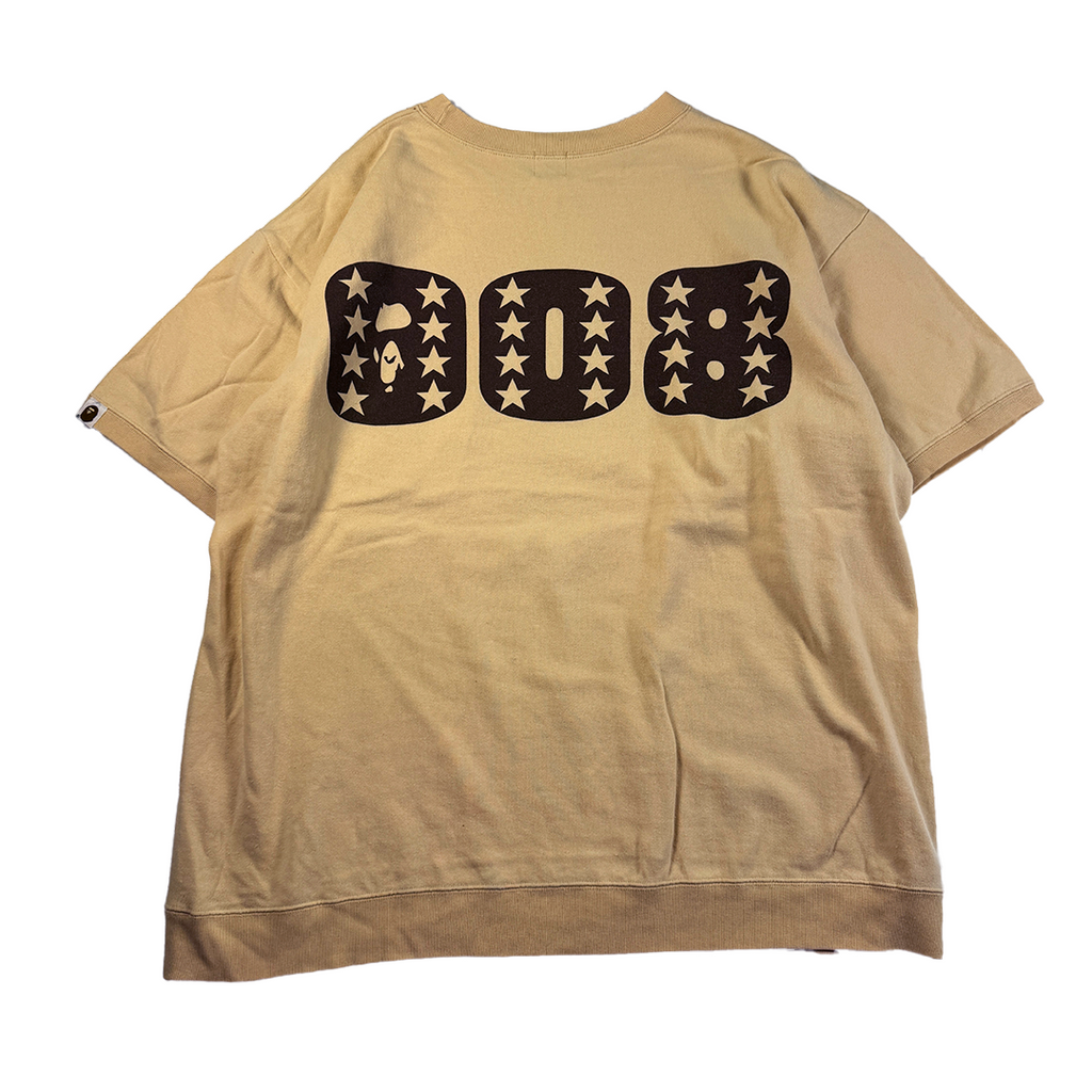 BAPE "008/800" Beige Heavy Tee (XL)