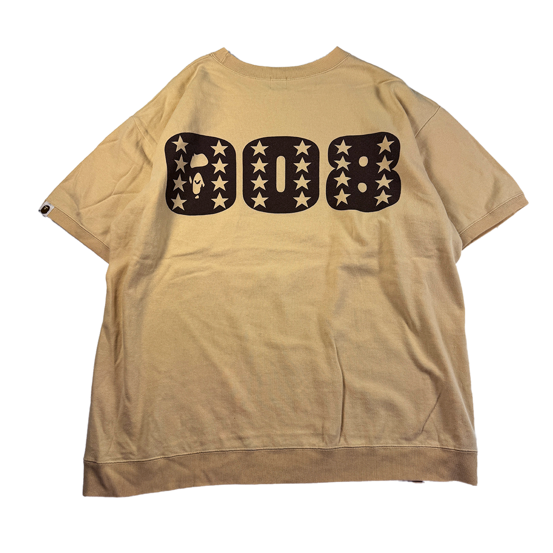 BAPE "008/800" Beige Heavy Tee (XL)