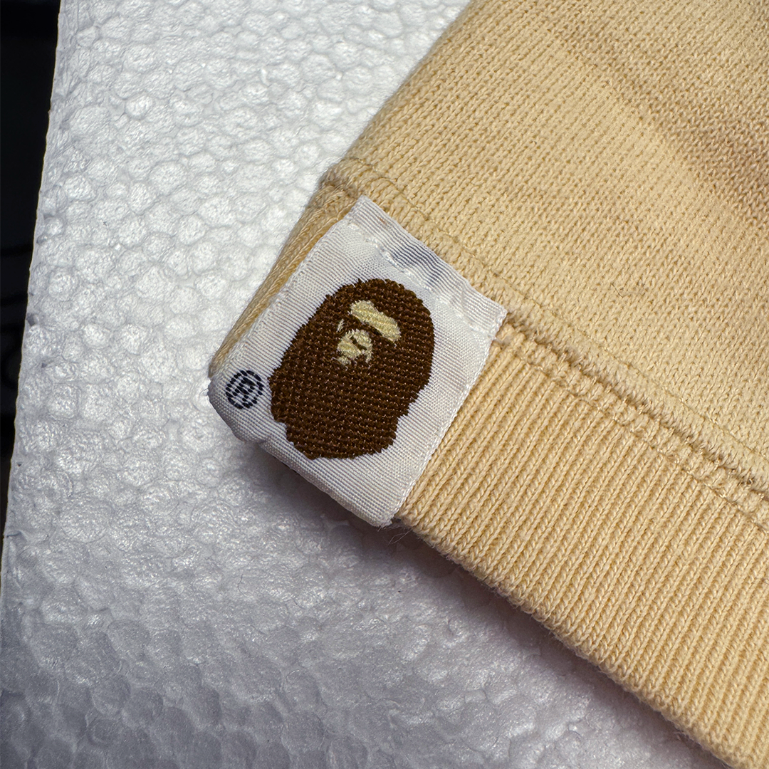 BAPE "008/800" Beige Heavy Tee (XL)