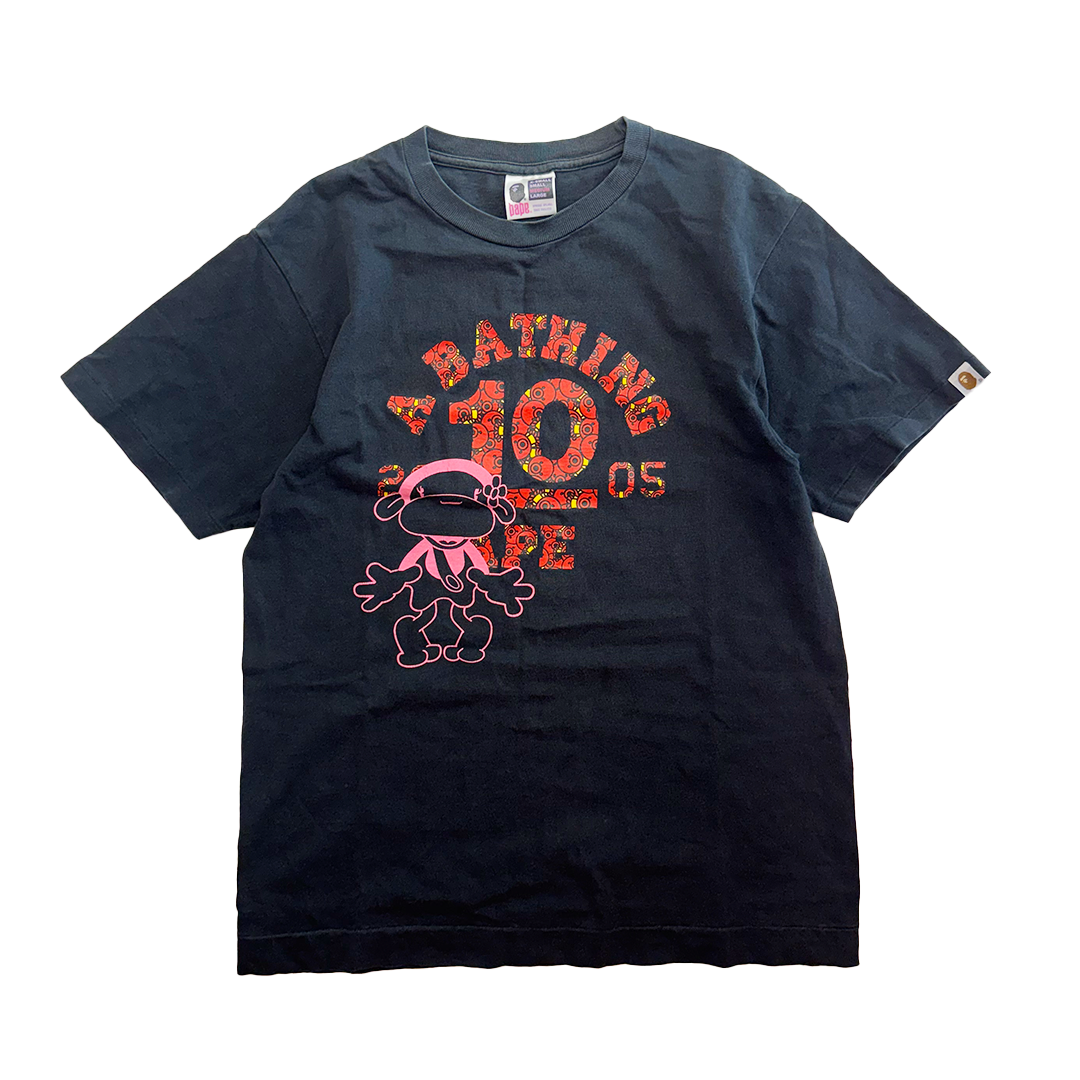 BAPE Baby Milo Baby Lisa 2005 Black Tee (M)