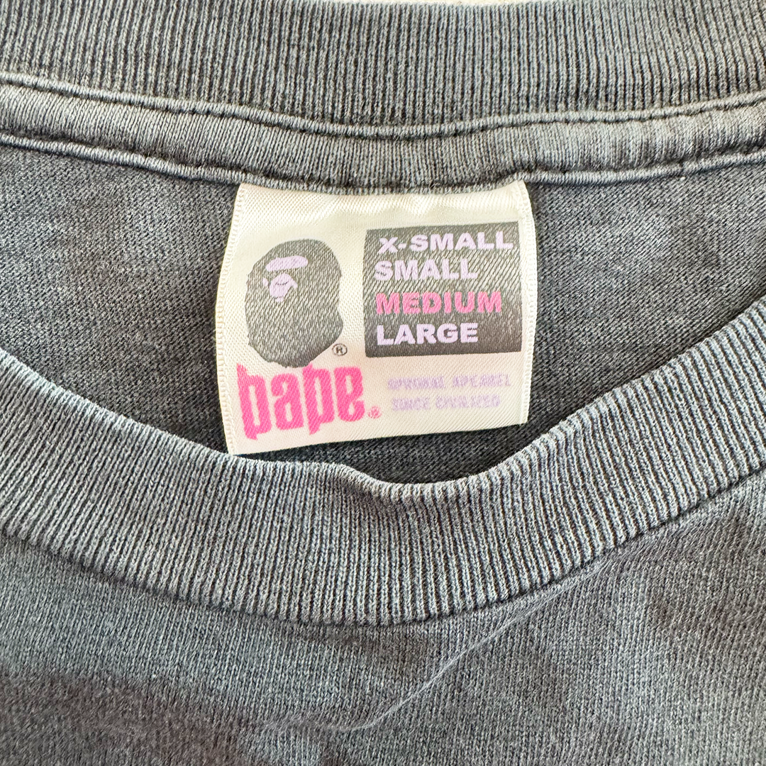 BAPE Baby Milo Baby Lisa 2005 Black Tee (M)