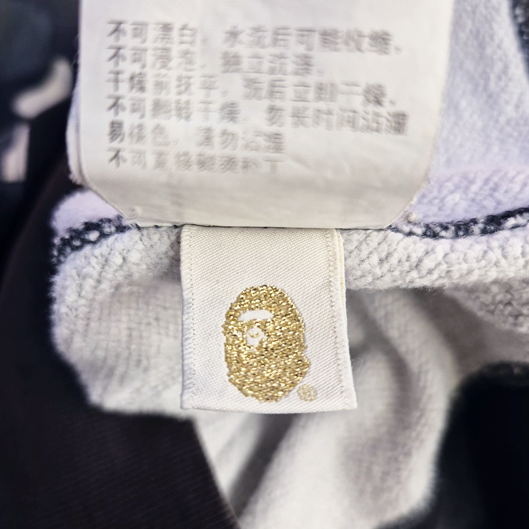 BAPE Glow in the Dark City Camo Full Zip Shark Hoodie (L)