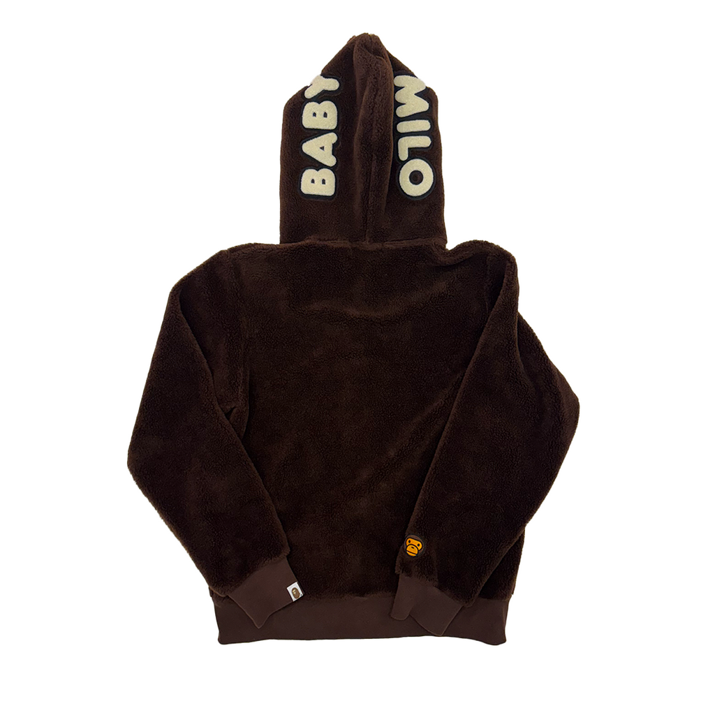 Bape x Baby Milo 17th anniversary Fleece Full Zip Hoodie (L)