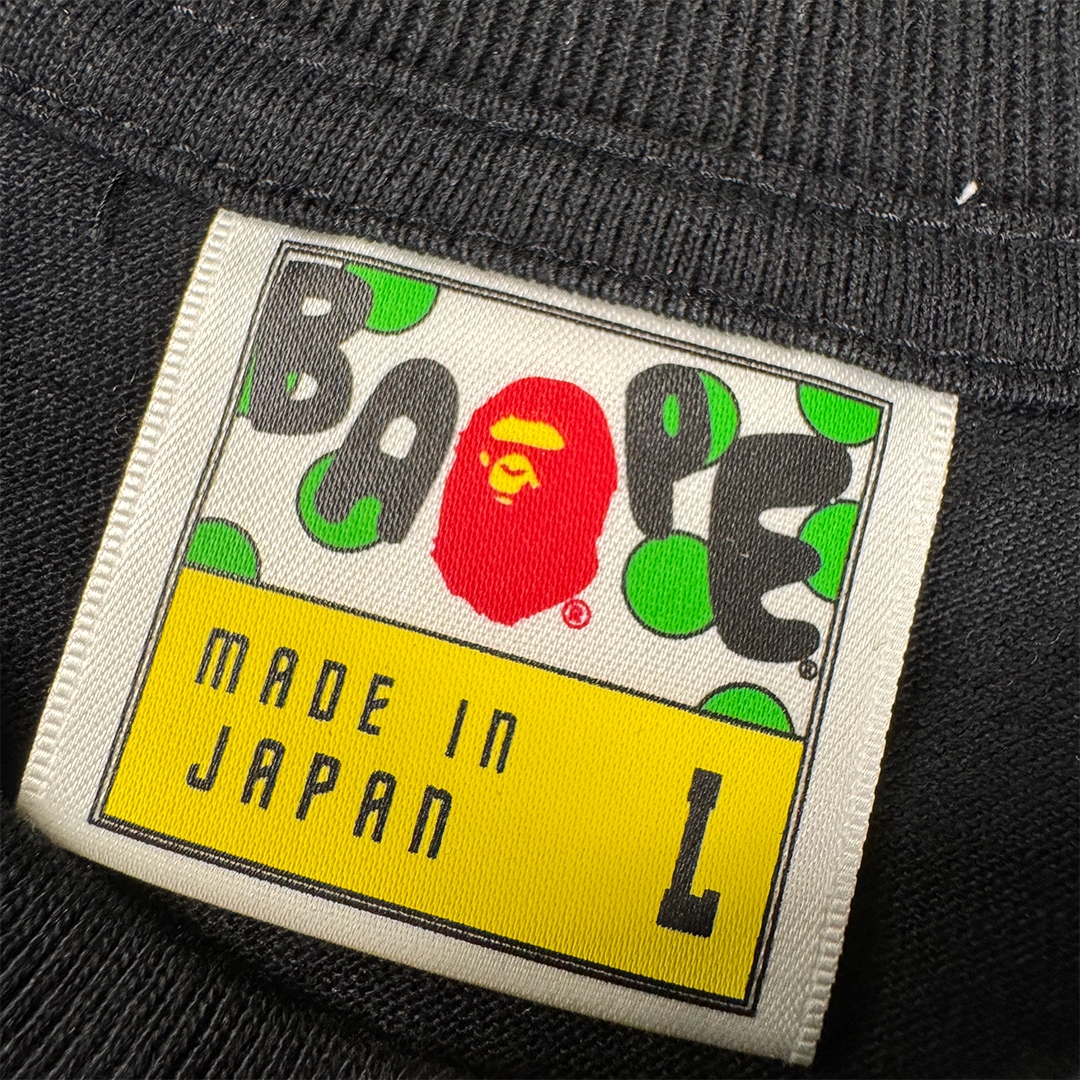 BAPE Baby Milo Apple Black Tee (L)