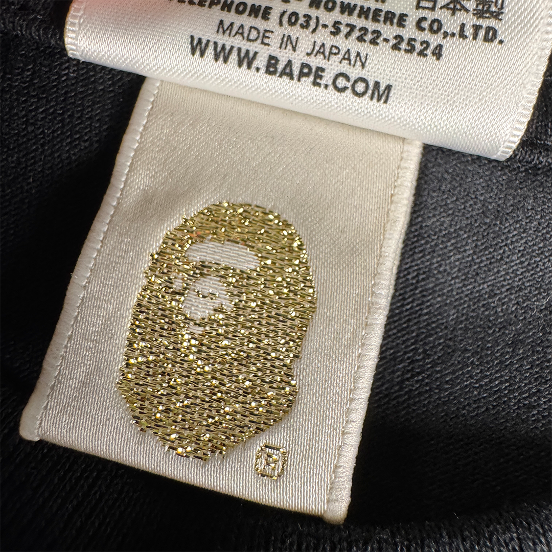 BAPE Baby Milo Apple Black Tee (L)