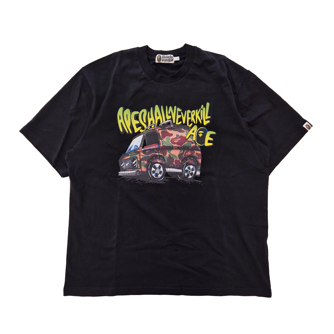 BAPE Caravan Black Tee (L)