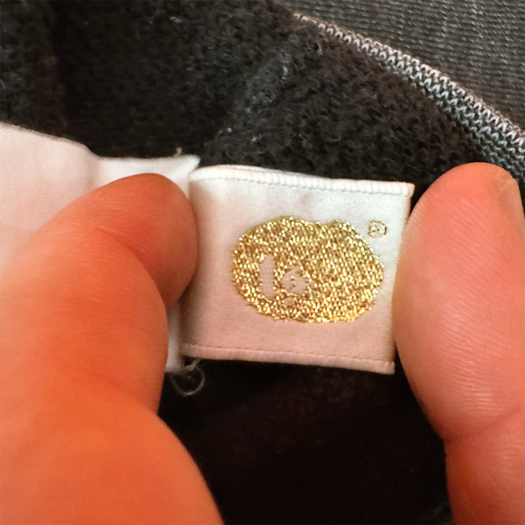 Bape Baby Milo 2008 "Peace and Love" Grey Full Zip Hoodie (S)