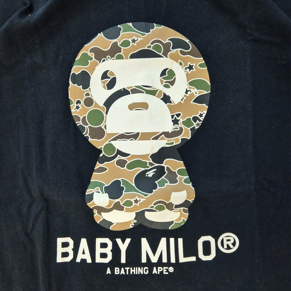 BAPE Baby Milo Black Tee (M)