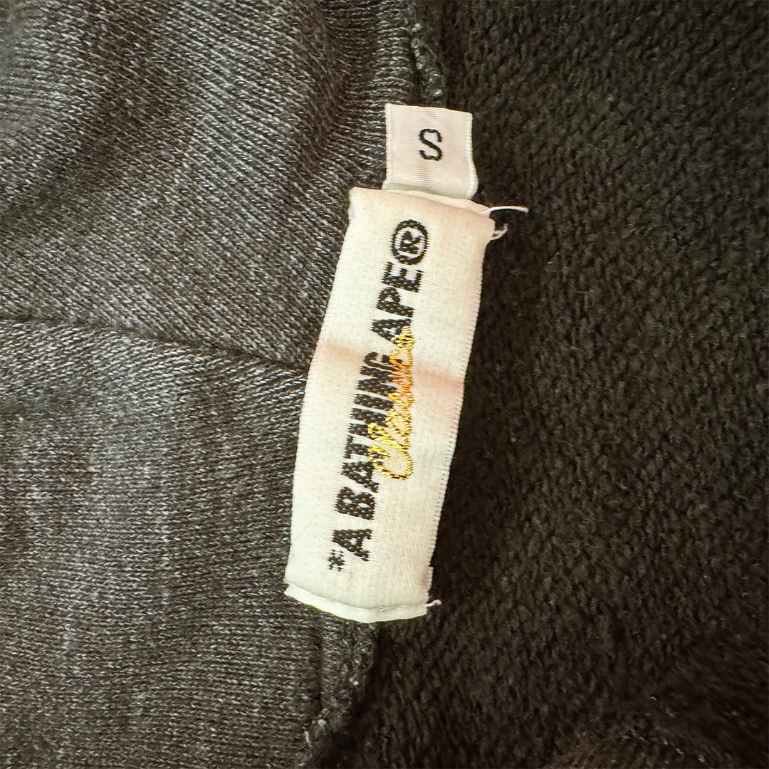 Bape Baby Milo 2008 "Peace and Love" Grey Full Zip Hoodie (S)