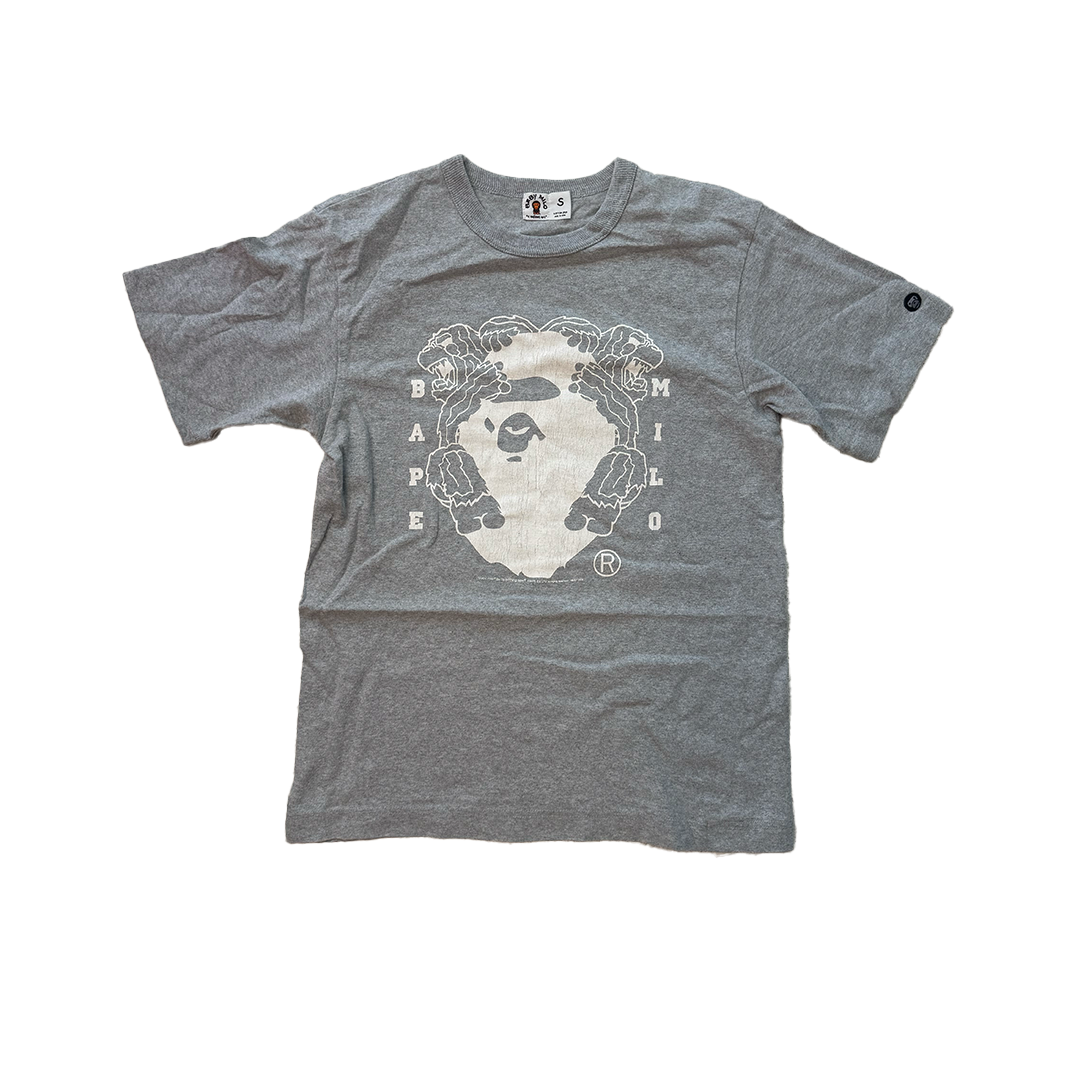 BAPE x Baby Milo 2006 Godzilla Grey Tee (S)