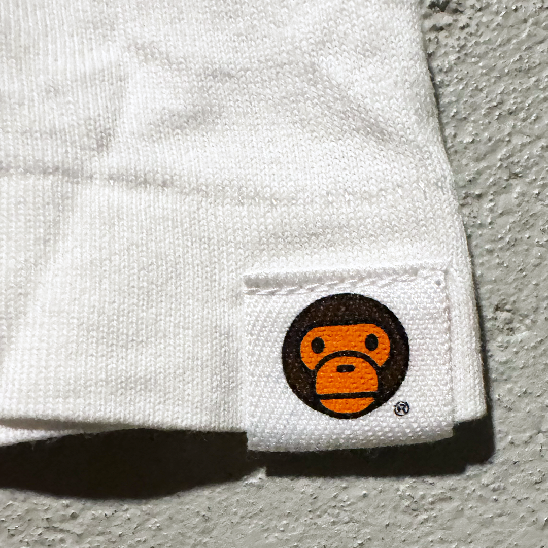 BAPE Baby Milo Football White Tee (M)