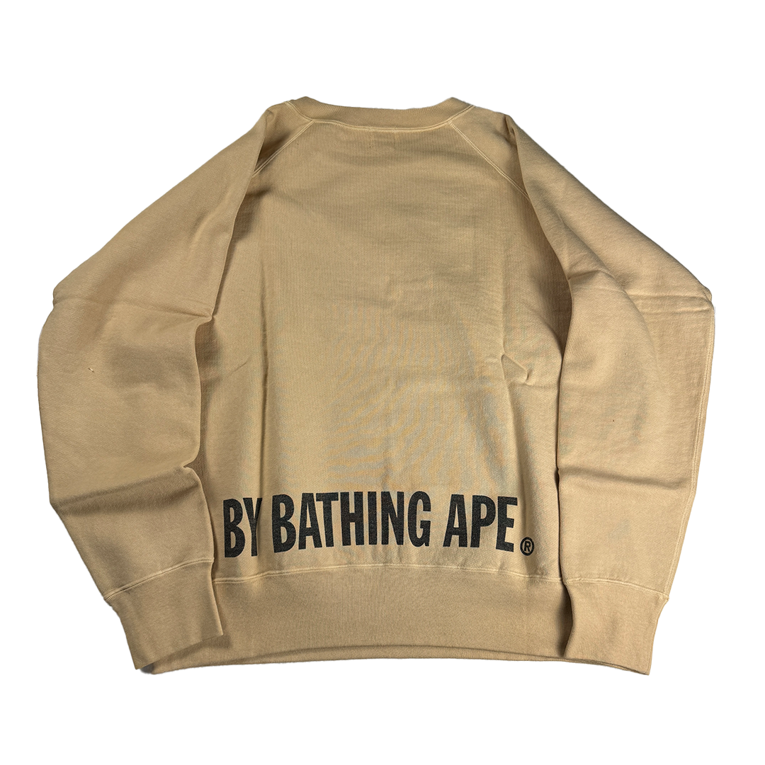 BAPE Vintage Mad Face Beige Sweater Aoyama Exclusive (M)