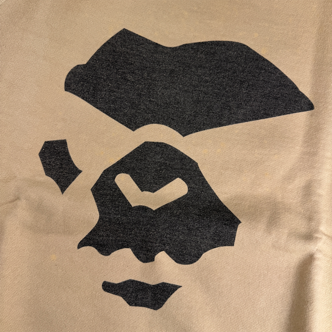 BAPE Vintage Mad Face Beige Sweater Aoyama Exclusive (M)