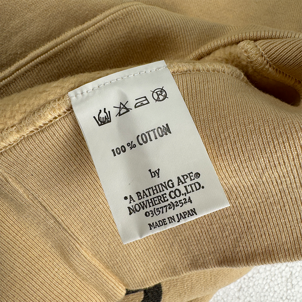 BAPE Vintage Mad Face Beige Sweater Aoyama Exclusive (M)