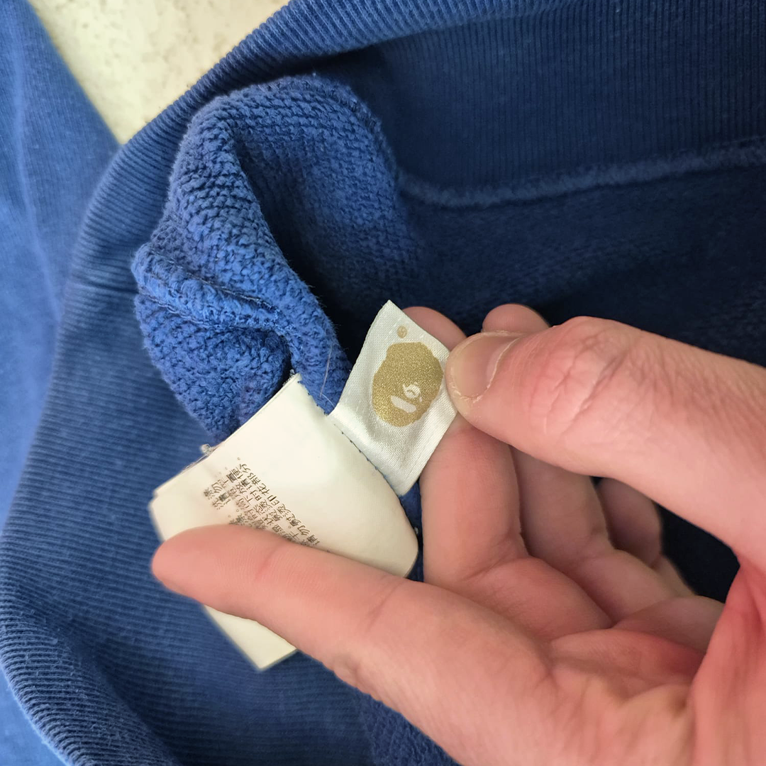 BAPE College Japan Exclusive Blue Sweater (XL)