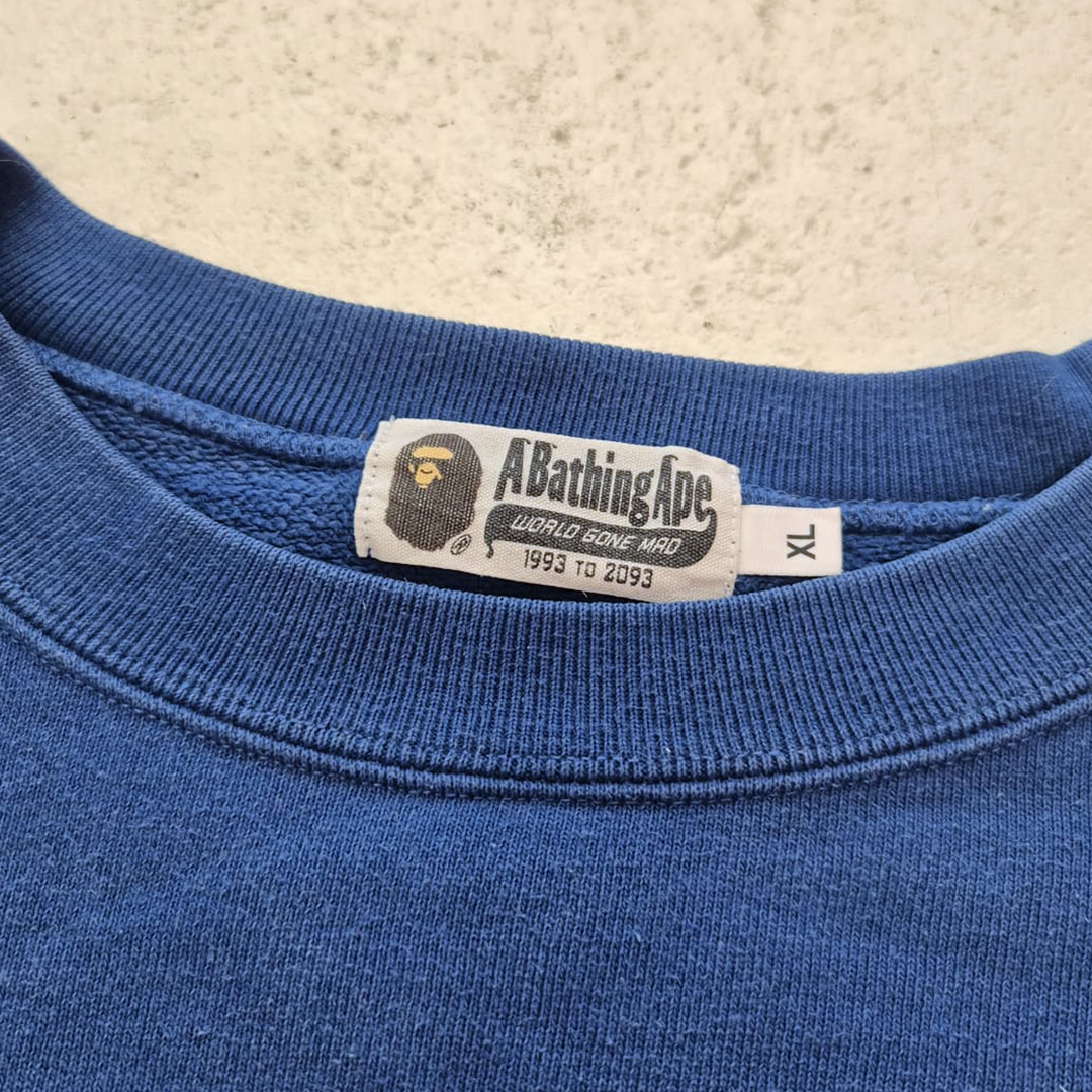 BAPE College Japan Exclusive Blue Sweater (XL)