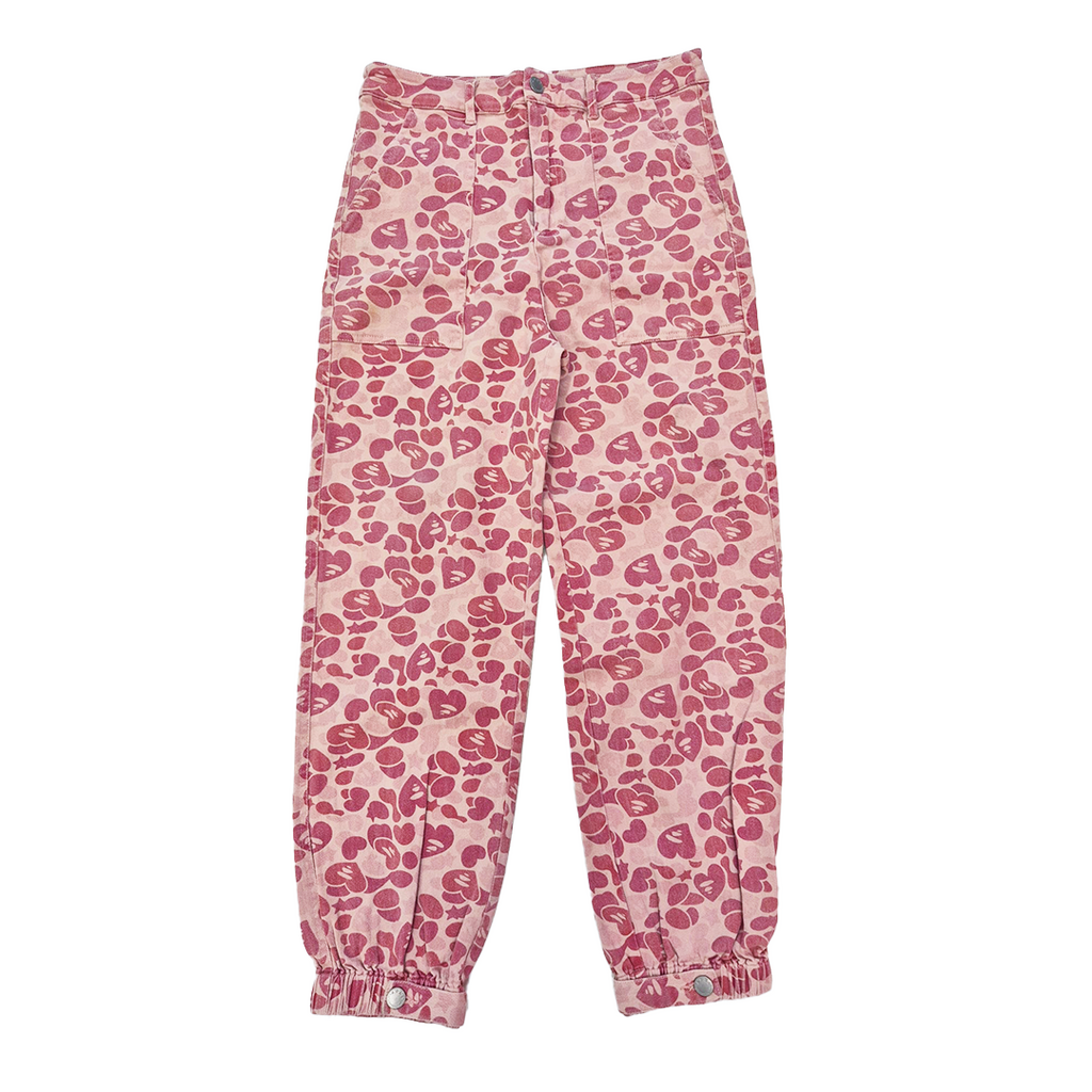 BAPE Pink Camo Women Cotton Pants (M)