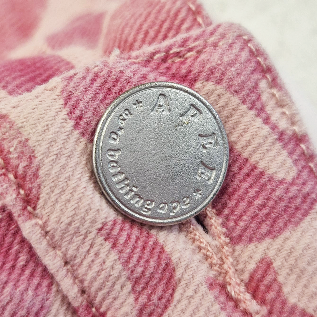 BAPE Pink Camo Women Cotton Pants (M)