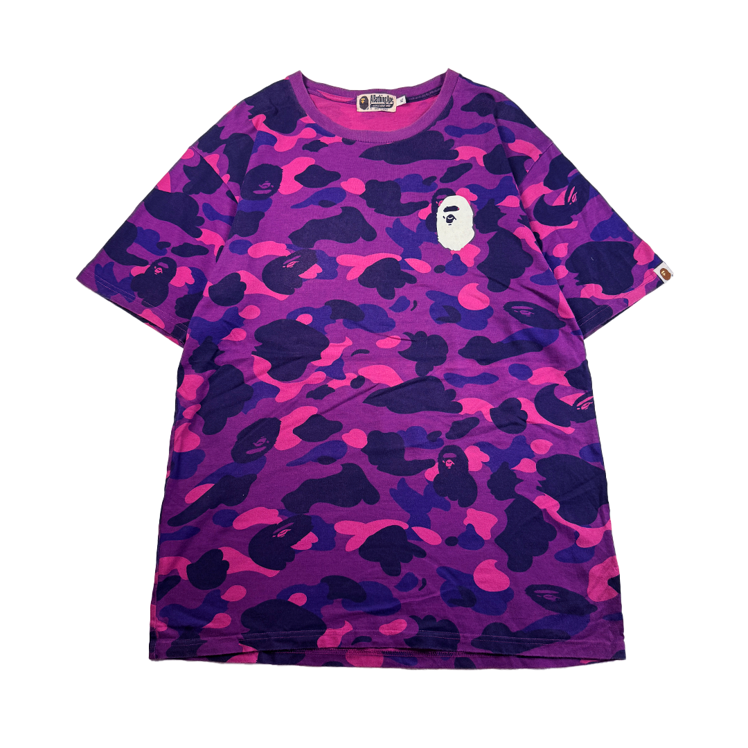 BAPE Purple Camo Tee (XL)