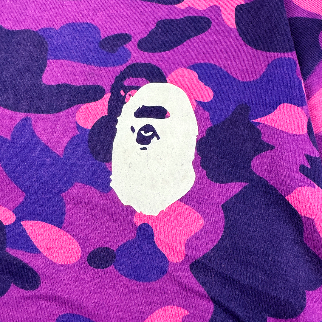 BAPE Purple Camo Tee (XL)