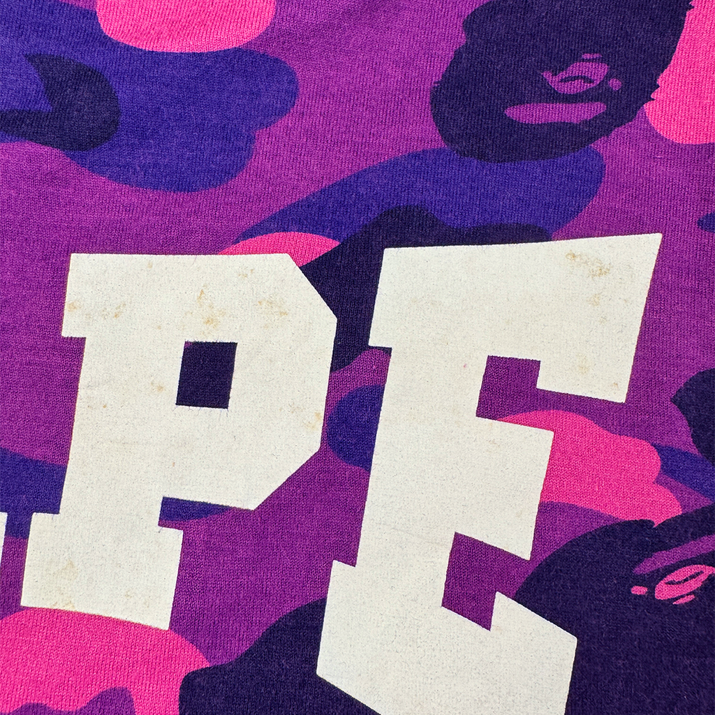BAPE Purple Camo Tee (XL)
