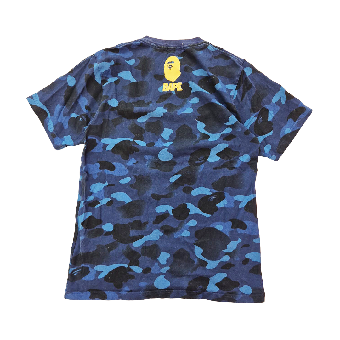 BAPE "Soldier" Blue Camo Tee (M)