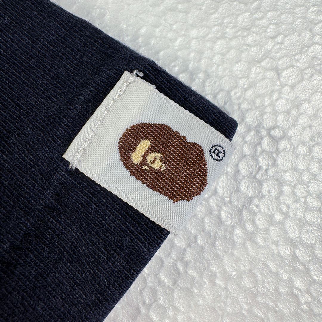 BAPE "Busy Works" Circle Logo Black Tee (M)