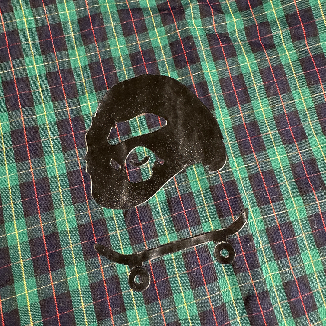 BAPE x Yoshifumi Egawa Green Check Zip-up Jacket (XL)