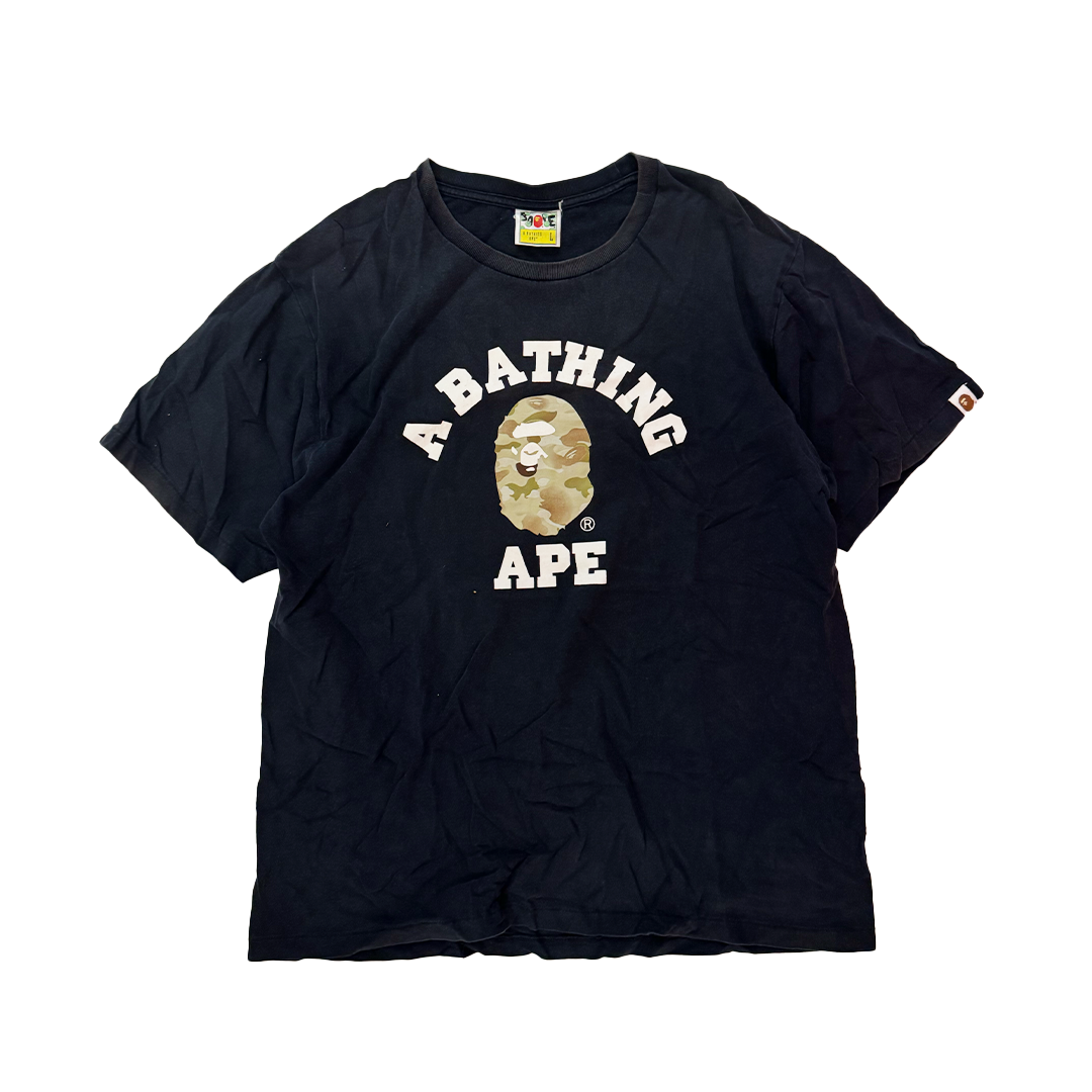 BAPE Desert Camo Black Tee (L)