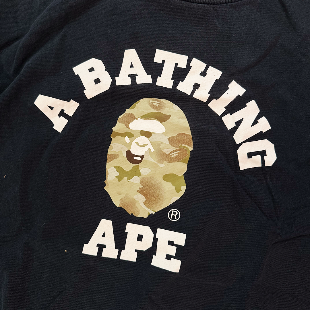 BAPE Desert Camo Black Tee (L)