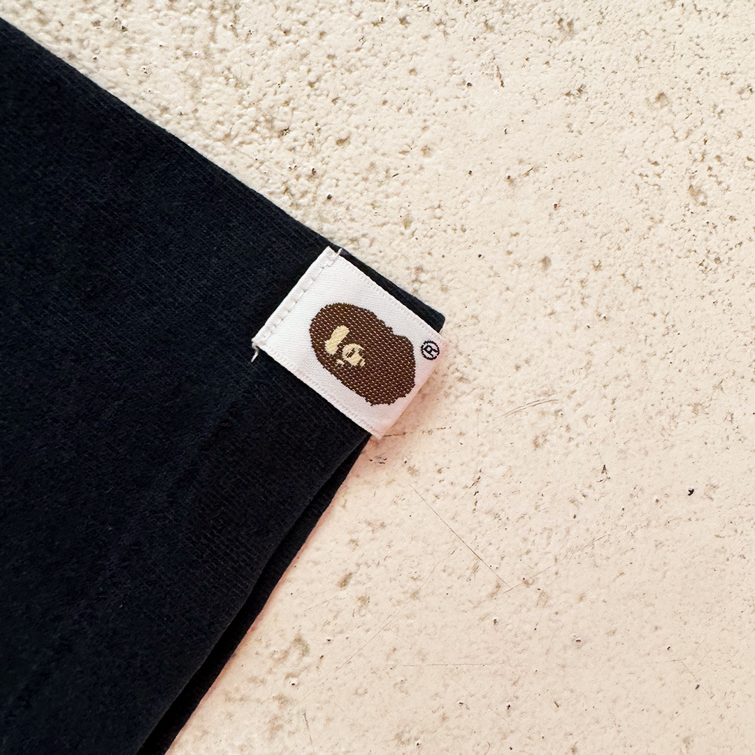 BAPE Camo College Black Tee (M)