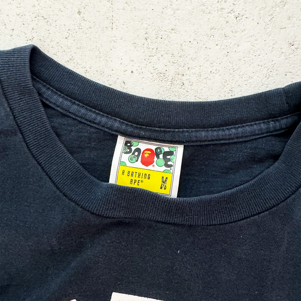 BAPE Camo College Black Tee (M)